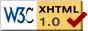 Valid XHTML 1.0 (Strict)